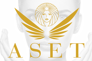 image of beautiful face with the aset Hospital logo